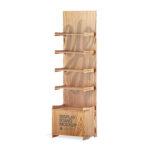 plywood wine display shelf