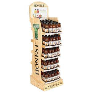 wooden bottle Display Stand