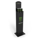Monster energy metal display stand