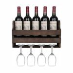 wood wine rack wall shelf